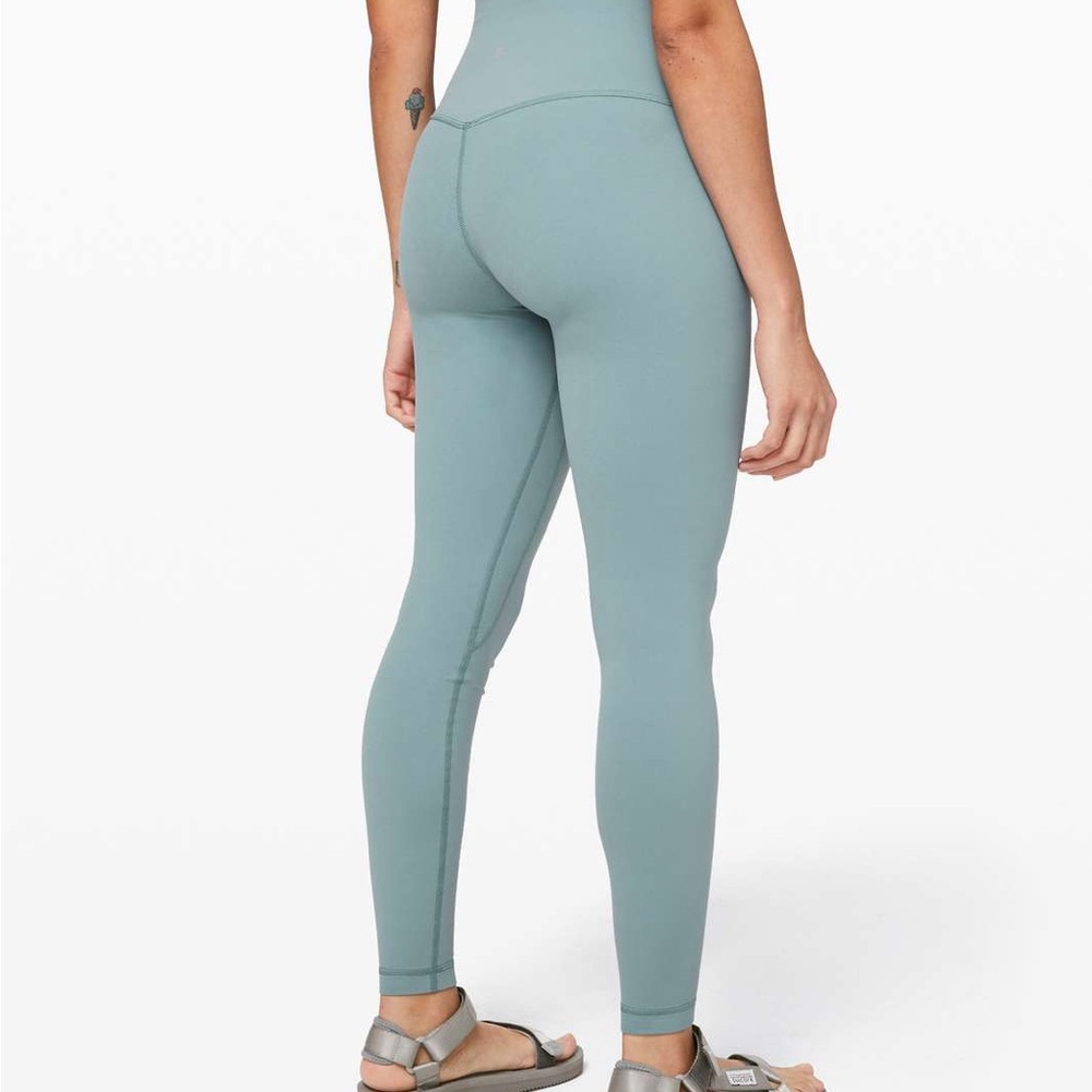 Lululemon Align Pant 28" Aquatic Green Size 6 - Picture 2 of 6